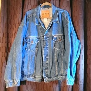 Men's Vintage Levi Strauss Blue Jean Jacket, Size 3X, Great Condition.